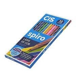 LAPIS DE COR 12 CORES SPIRO - CIS