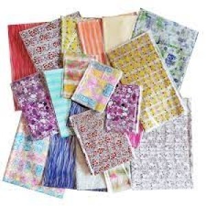 SACO TRANSPARENTE DECORADO 15CMX22CM ESTAMPAS SORTIDAS