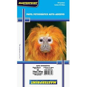 PACOTE PAPEL FOTOGRÁFICO ADESIVO 135G C/50 FOLHAS