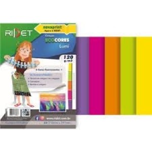 BLOCO COLOR SET LUMI 120G 25 FOLHAS ECOCORES 